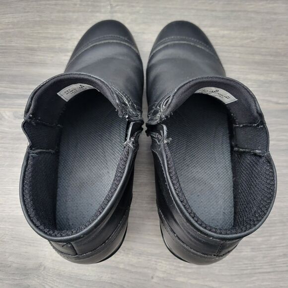 Bioheels 241 Emma BK Leather Side Zip Buckle Ankle Boots Womens Medium 9B‎ - Picture 11 of 12